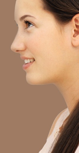 young woman with clear skin after IPL treatment